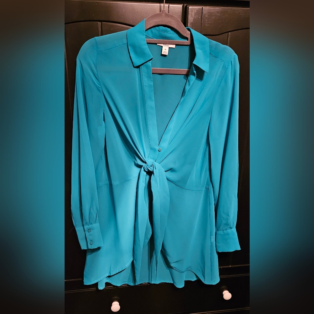 Bar III Teal Geeen Blouse